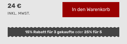 Mengenrabatt mit Preisangabe