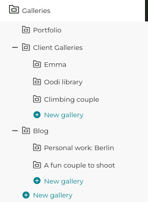 Gallery structure illustration