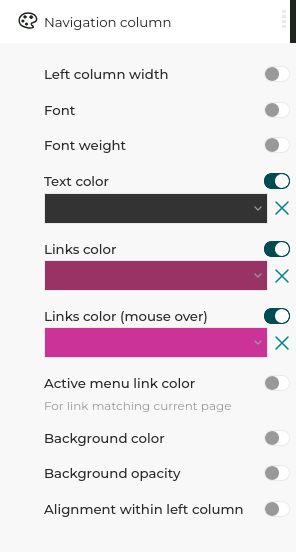 Customized individual colors…