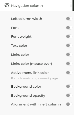 …vs colors automatically computed from main colors