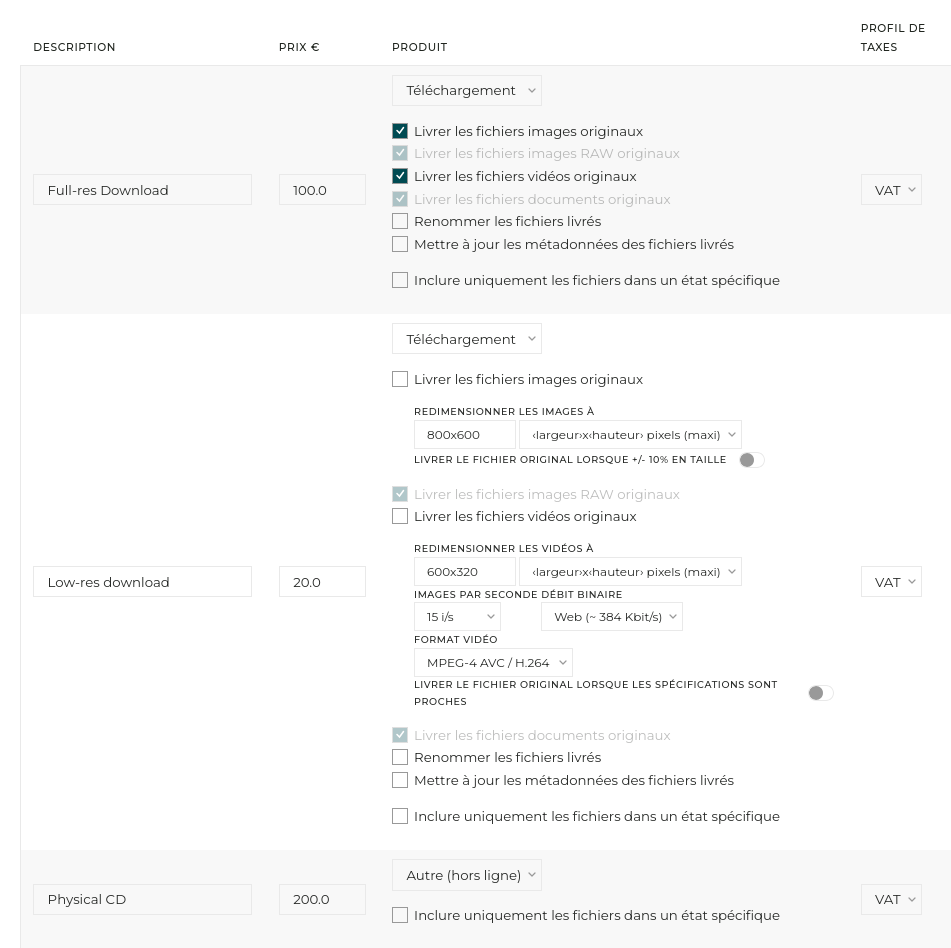 Des options multiples pour vendre une galerie