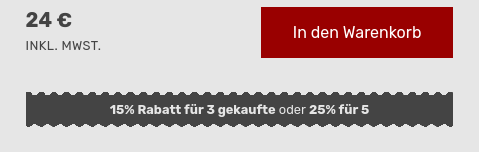 Mengenrabatt mit Preisangabe