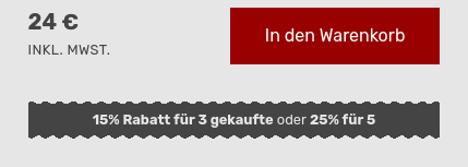 Mengenrabatt mit Preisangabe