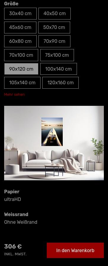 WhiteWall- und OVI-Preisprofile schalten automatische virtuelle Raumvorschau frei