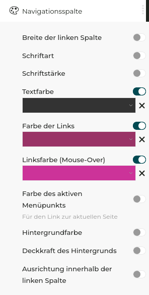 Individualisierte Farben…