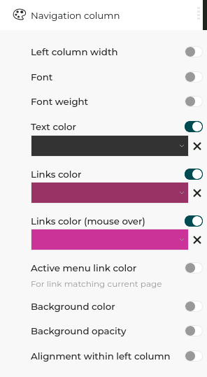 Customized individual colors…