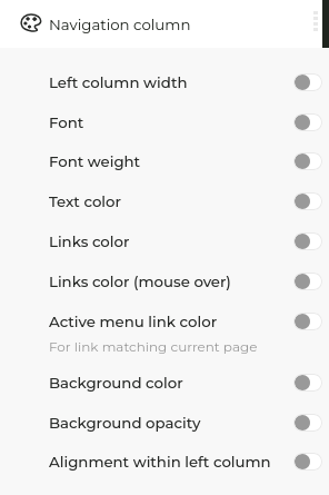 …vs colors automatically computed from main colors