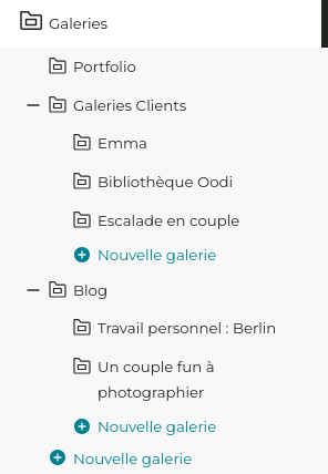 Illustration de structure de galeries